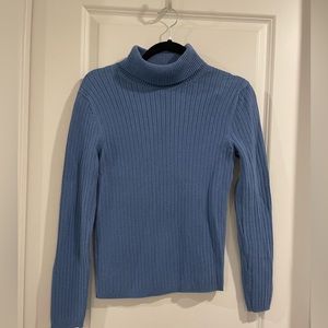 Talbots Blue Turtleneck